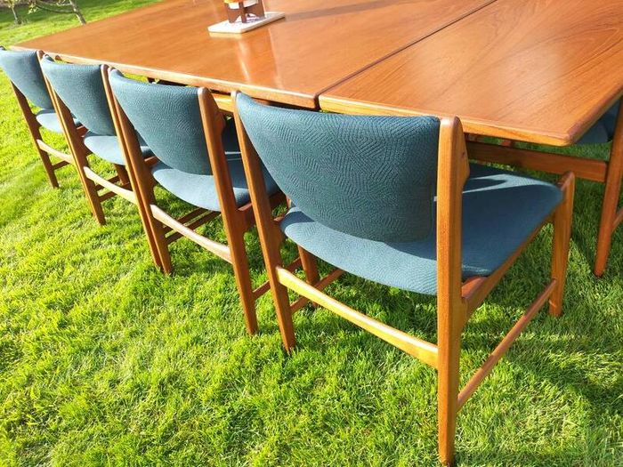 Mid Century Vintage G Plan Kofod Larsen Dining Set