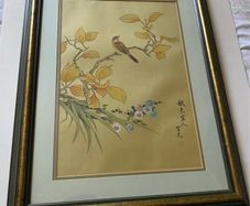 painting Vintage Chinese Gongbi painting on silk