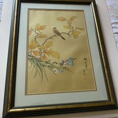 painting Vintage Chinese Gongbi painting on silk