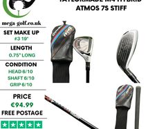Taylormade M4 Hybrid / #3 19 Degree / Atmos 7s Stiff