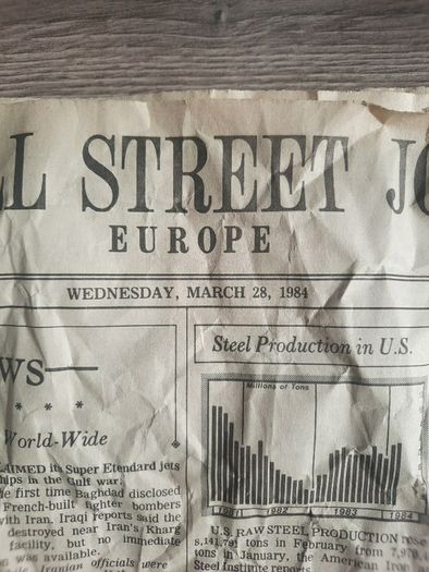 Wall Street Journal 1984 Europe