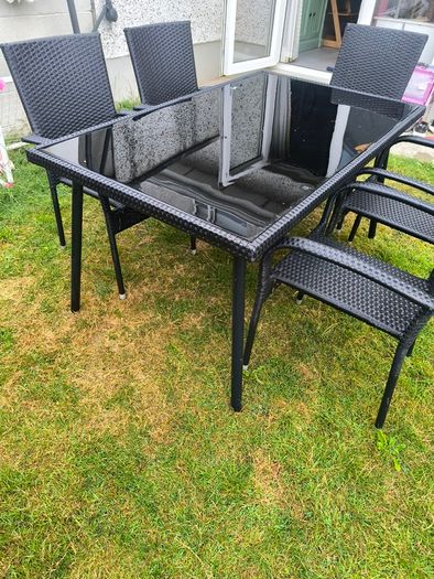 Garden table and chairs