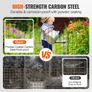 No Dig Fence 731.5 cm (H)x 396.2 cm(L) Animal Barrier Fence, Underground Decorative Garden Fencing with 5.1 cm Spike Spacing, Metal Dog Fence for the Yard and Outdoor Patio, 28 Pack Image 3