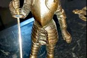Antique bronze statue