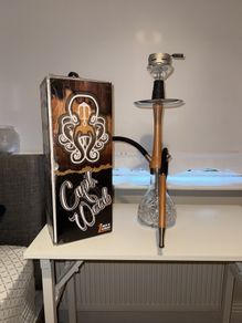 Octopuz Capt. Wood Hookah / Shisha - Wooden & Stainless Steel