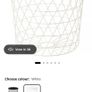 Ikea storage side table in white Image 3