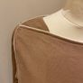 Cos size 10 silk/cotton tobacco top Image 2
