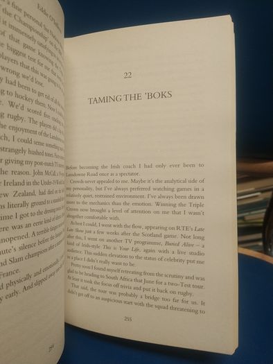 Eddie O'Sullivan autobiography