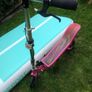 Space Scooter - Pink.(Foldable)+ 2 Kids skate pads set.Excellent working condition Image 3