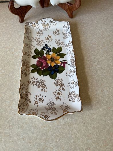 James Kent Sandwich Tray & Leaf shaped serving Dish