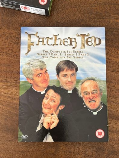 Share DVD Father Ted Complete 1st Series, Series 2 part 1 & 2 and complete 3rd series