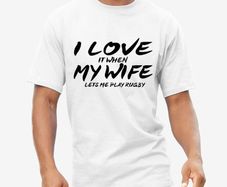 Funny I Love My Wife T-shirt tee top shirt