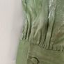 River Island pussy bow green top plus size Image 3