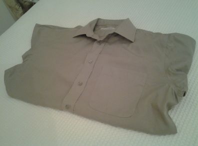 Men's Beige Shirt -Size L (16")