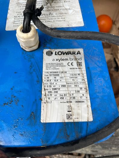 Submersible pumps and water tank pumps all brand new