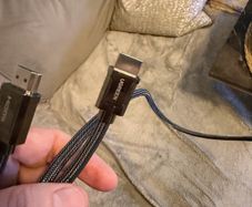 HDMI 8 k 3mter lead two weeks old.