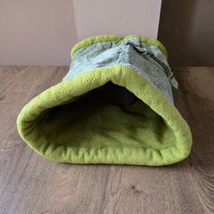 Large Guinea pig tunnel - green paisley