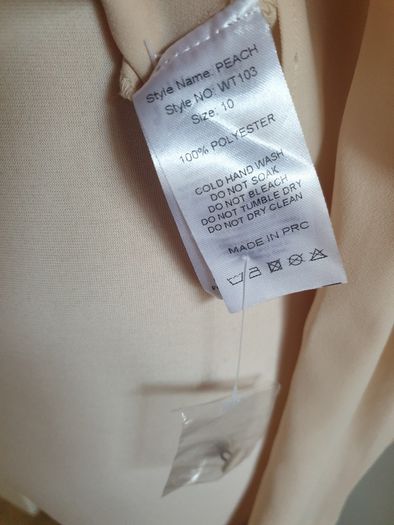 4U Forever Unique Ladies Top Nude Size UK10 New With Tag Payment By Revolut Or Paypal