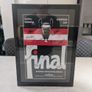 Liverpool FC 1977 European Cup Final Signed Framed Programme Printed Poster (A3) Image 2