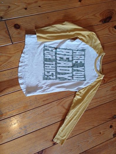 Age 9-10 'Are You Ready' Long Sleeved Top