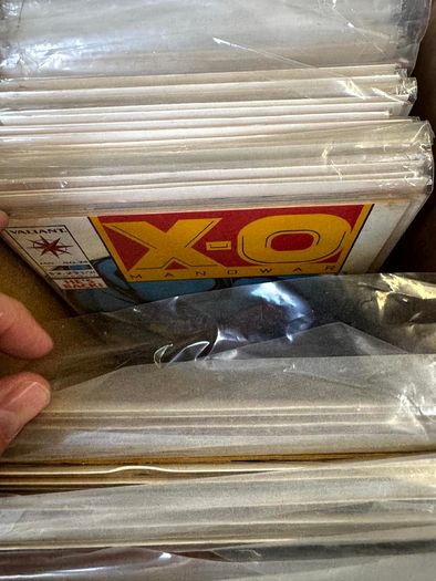 Valiant Long Comic Box w 270 comics for Sale