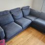 Vimle corner couch 3 seat with open end and storage in footstool Image 2