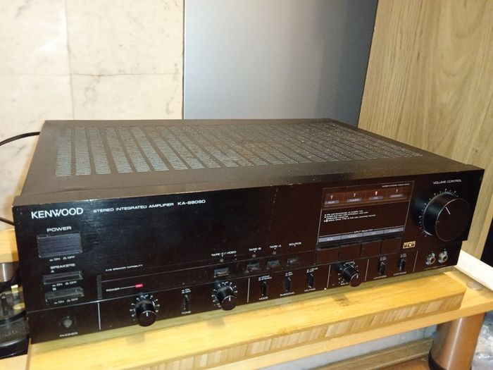 kenwood ka880sd stereo integrated amplifier with new modern real RMS stereo amplifier 2 x 100W