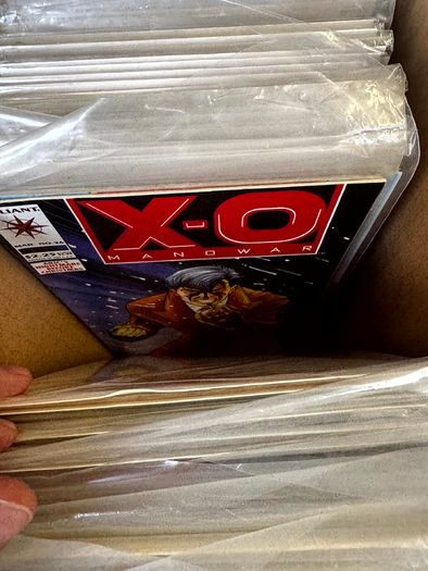 Valiant Long Comic Box w 270 comics for Sale