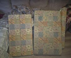 Free caravan bed/ chair cushions