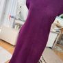 Lainey Wine cashmere Dress Image 2