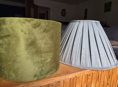 2 lampshades