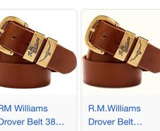 RM williams belt