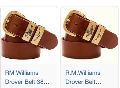 RM williams belt