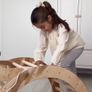 GOODEVAS 5in1 Montessori Climbing Set: Triangle Ladder + Arch/Rocker + Slide Board/Ramp + Netting rope + Cushion Image 7