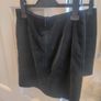 NEXT ladies black velvet crush feel skirt Image 3