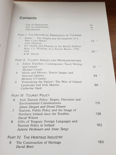 Tourism in Ireland: A critical analysis, Barbara O'Connor, Michael Cronin