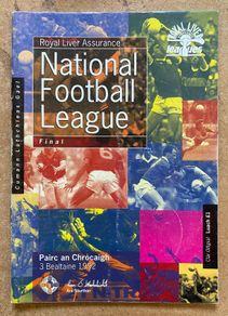 Very Rare 1992 Tyrone v Derry - GAA National Football League Final Programme