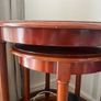 Two wooden nesting tables Image 3