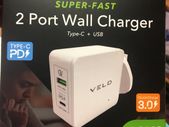 48W Wall Charger 2 Port Charges USB-C Laptops and Chromebooks up to 48W, plus iPads, mobile phones and more