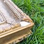 Antique Victorian Gilt Deep Dish Mirror Image 4
