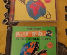 The Best Punk Album in the World ... Ever!  1 & 2.   Two double CD 1995 & 1996 - RARE plus two FREE Anarchy in the UK  punk CDs