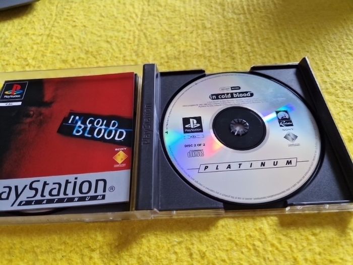 In cold blood PlayStation1 Ps1 PlayStation2 Ps2 games Original