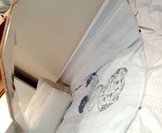 Vintage round mirror