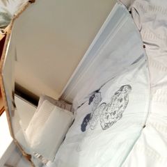 Vintage round mirror
