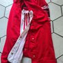 Adidas vest retro vintage Gilet red top adibreak shirt t-shirt poppers D7 Size L/XL the Brand Image 8