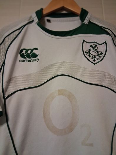 Ireland Jersey.  Official Canterbury Ireland Rugby Mens Alternate Jersey From Grand Slam Winning Season 2009.Authentic Original From The Time. Not A Modern Day Remake.
