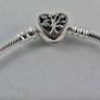 Pandora Moments Family Tree Heart Clasp Snake Chain Bracelet Size 20cm New Image 7