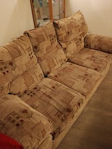 3 seater couch and arm chair
