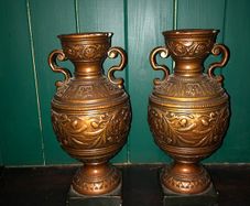 Plaster vases