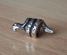Silver snake charm